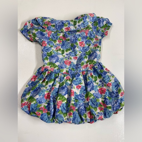 Popsicle vintage Floral Blue and Pink Dress - Picture 6 of 6